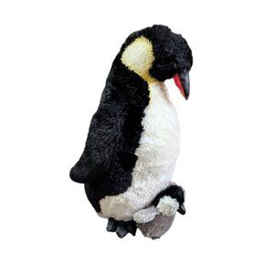 Aurora Emperor Penguin ‎ and baby  Plush Toy  11" Soft Huggable Stuffed Animal